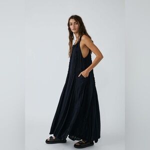 FREE PEOPLE | ✨NEW✨ Mckinley Maxi Dress in Black